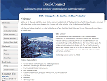 Tablet Screenshot of breckconnect.com